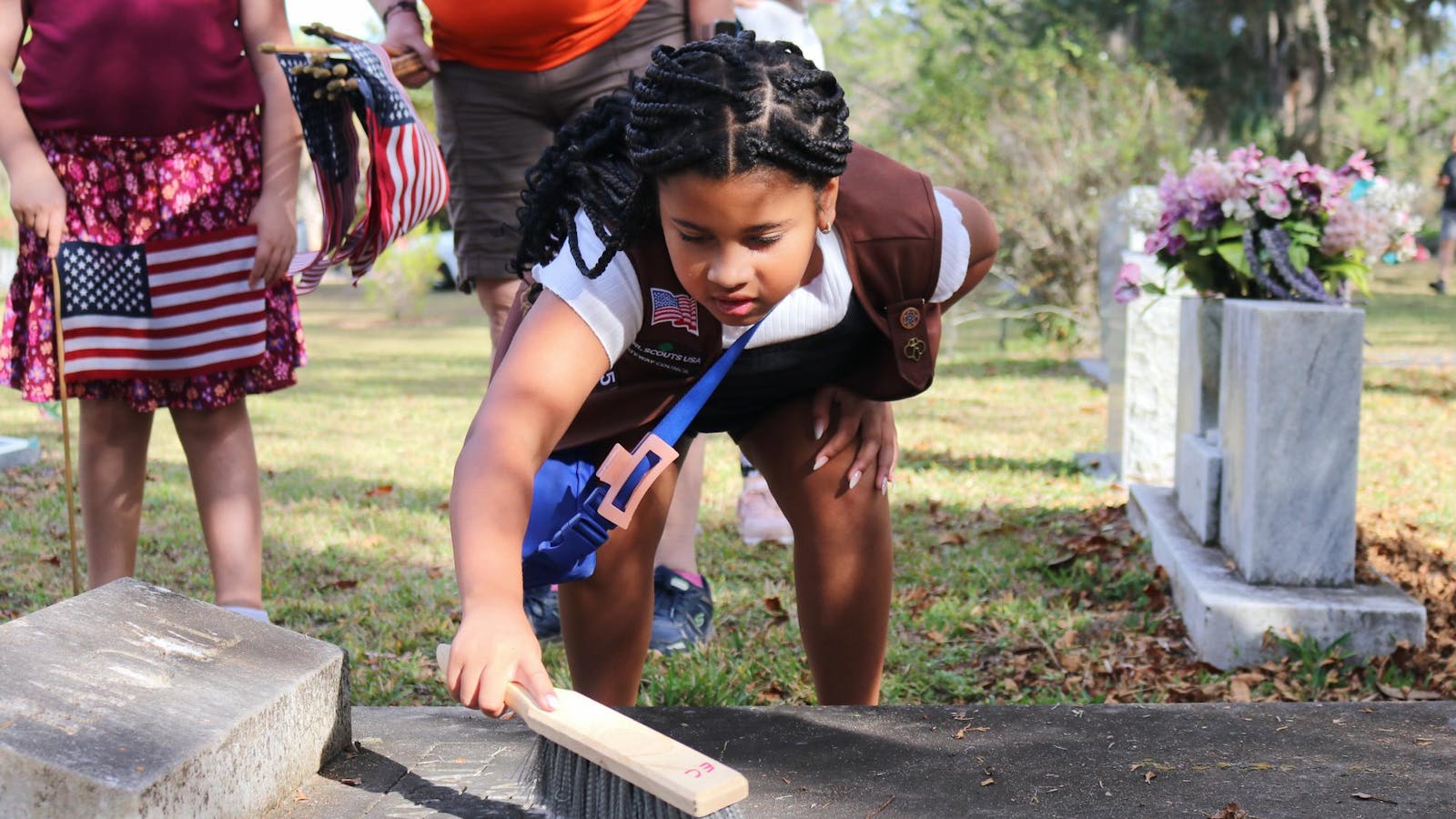 为阵亡退伍军人提供荣誉的早晨