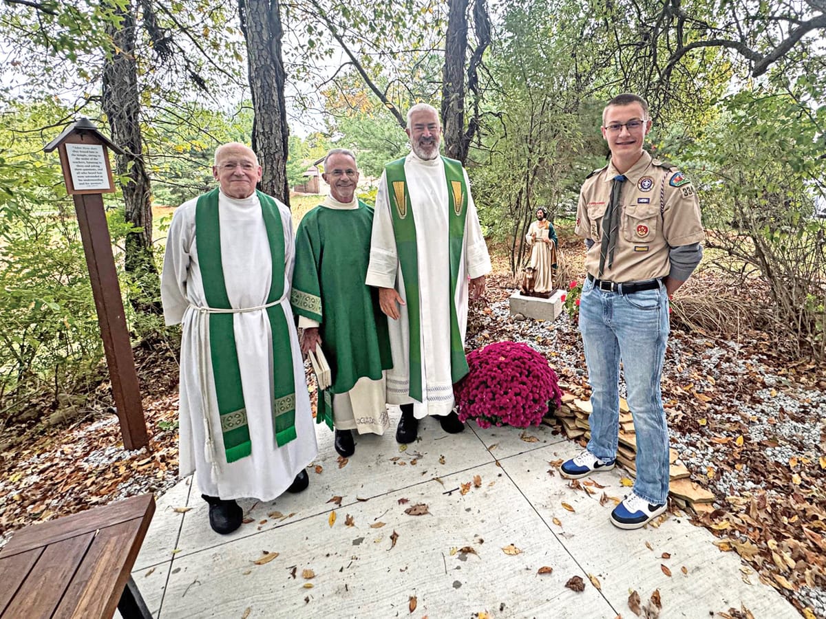 圣卢克神社在当地童子军之鹰项目下成形 | Shrine of St. Luke takes shape under local Scout's Eagle project