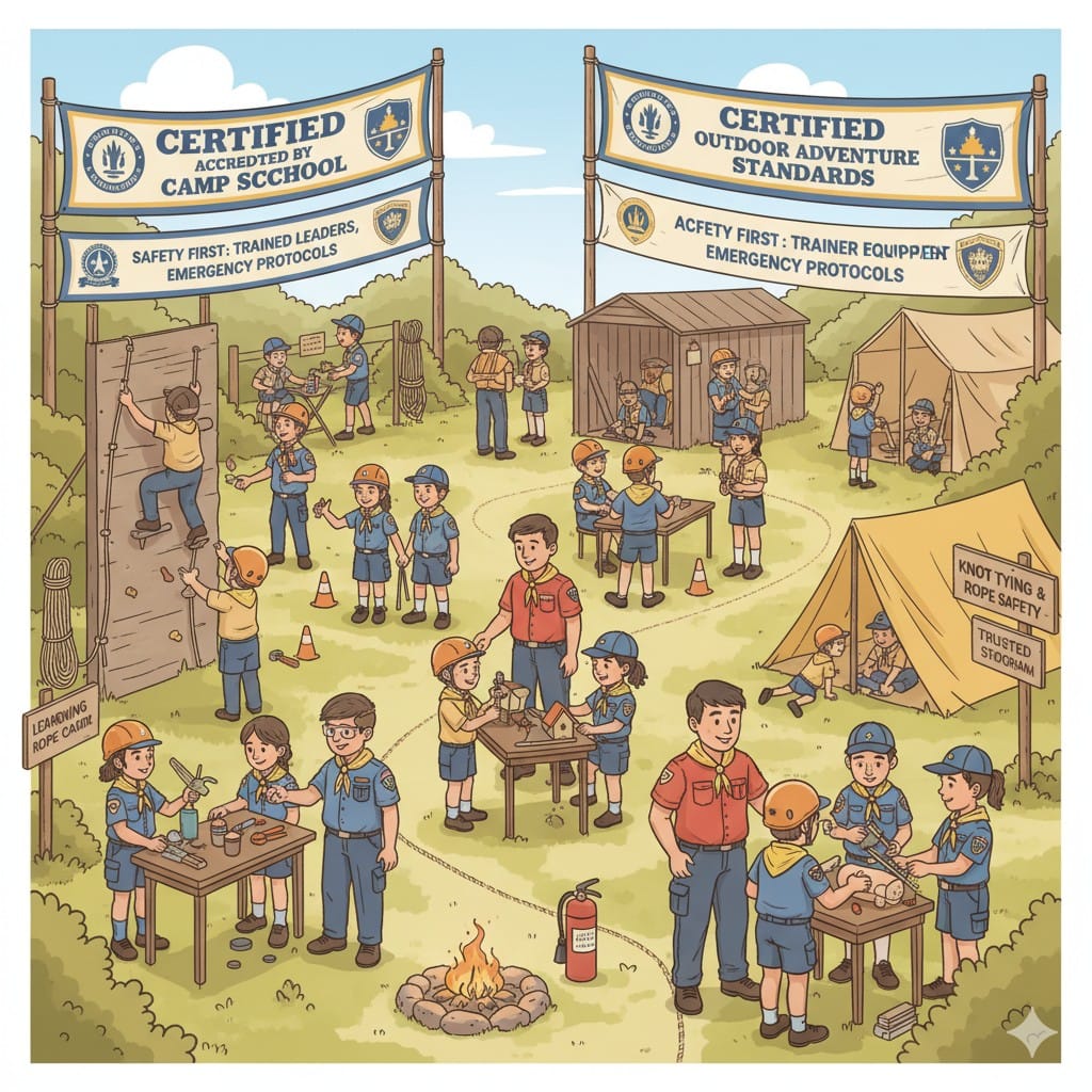 幼童军日间营地的认证体系：安全与专业的保障