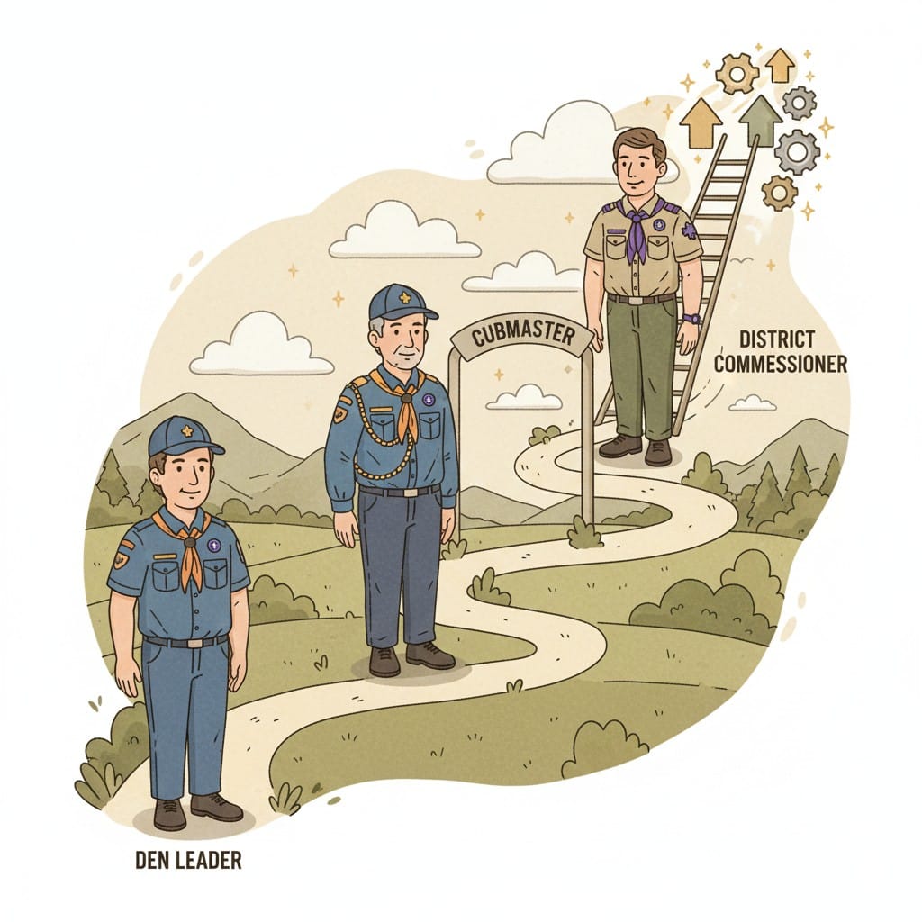 幼童军领袖的职业发展路径：从团长到特派员的过渡指南
