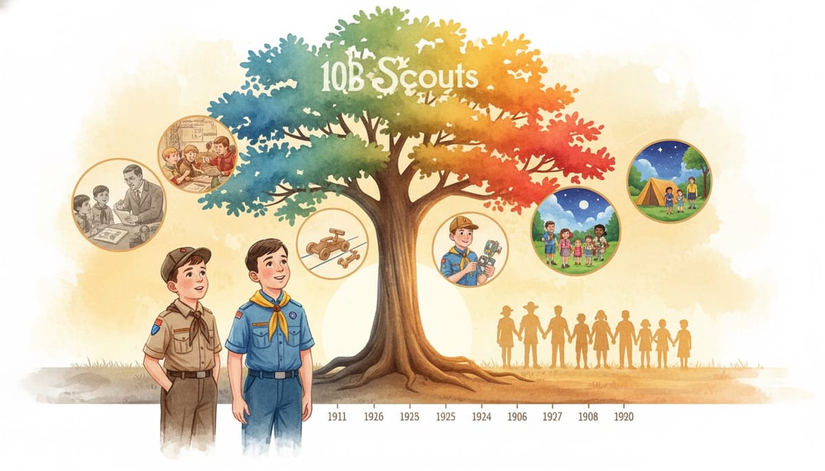 美国幼童军的百年故事：从梦想到现实的温暖旅程