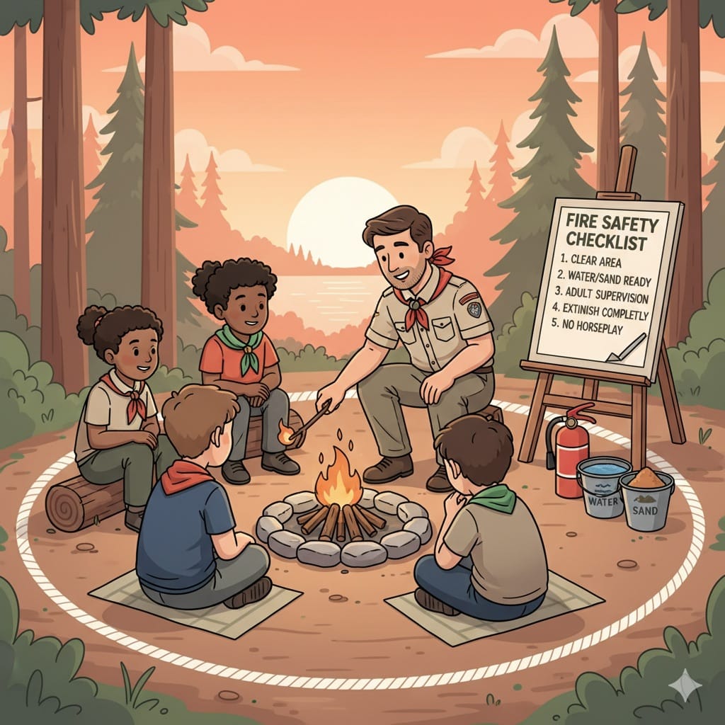 童子军用火安全证书：每位孩子必须掌握的核心生存技能