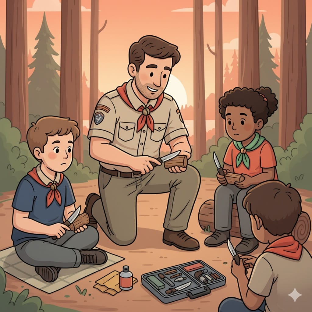 童子军刀具安全证书：工具使用的基础安全教育