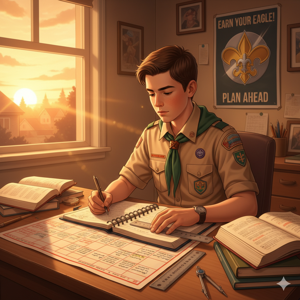 生活级童军晋升鹰级童军的时间管理与策略指导