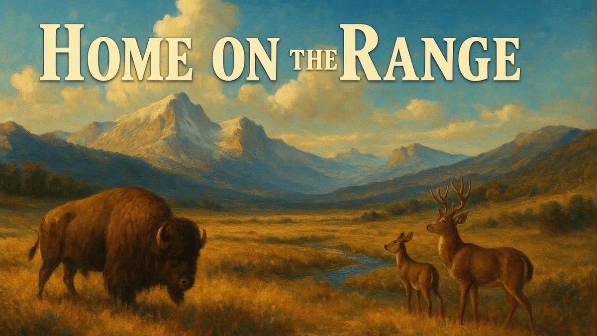 Home on the Range - Johnny Cash Style | 在草原上的家 - 约翰尼·凯什风格