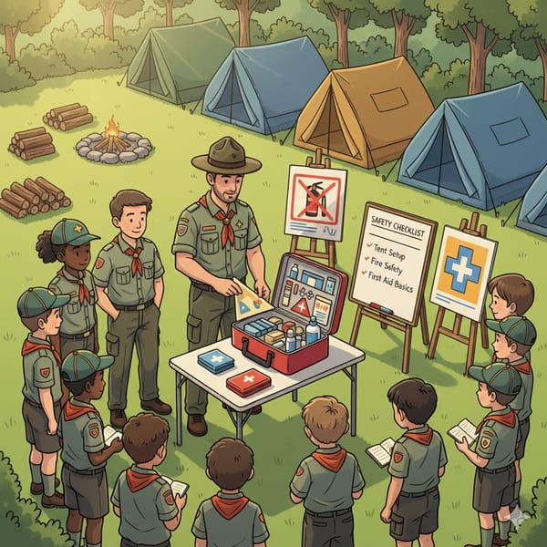 童子军露营活动组织指南：安全与管理最佳实践