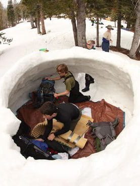 第35届“熊掌”冬季露营训练